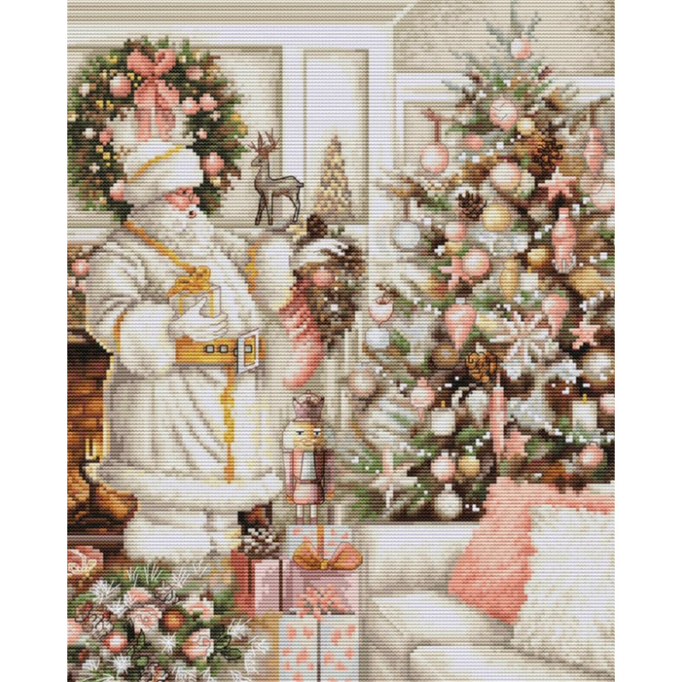 LUCA-S WHITE SANTA WITH CHRISTMAS TREE