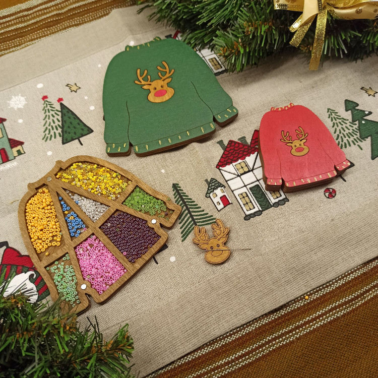 KIND FOX BY WIZARDI MAGNETIC NEEDLE HOLDER. STAR DEER 