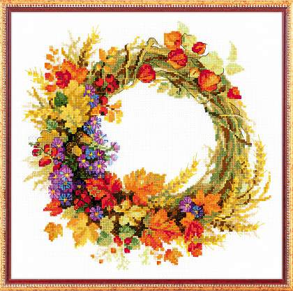 RIOLIS Wreath with Wheat