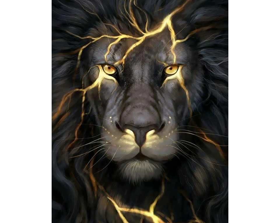 DIAMOND PAINTING KIT Sovereign of lightning