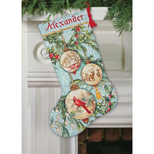 DIMENSIONS Enchanted Ornament Stocking