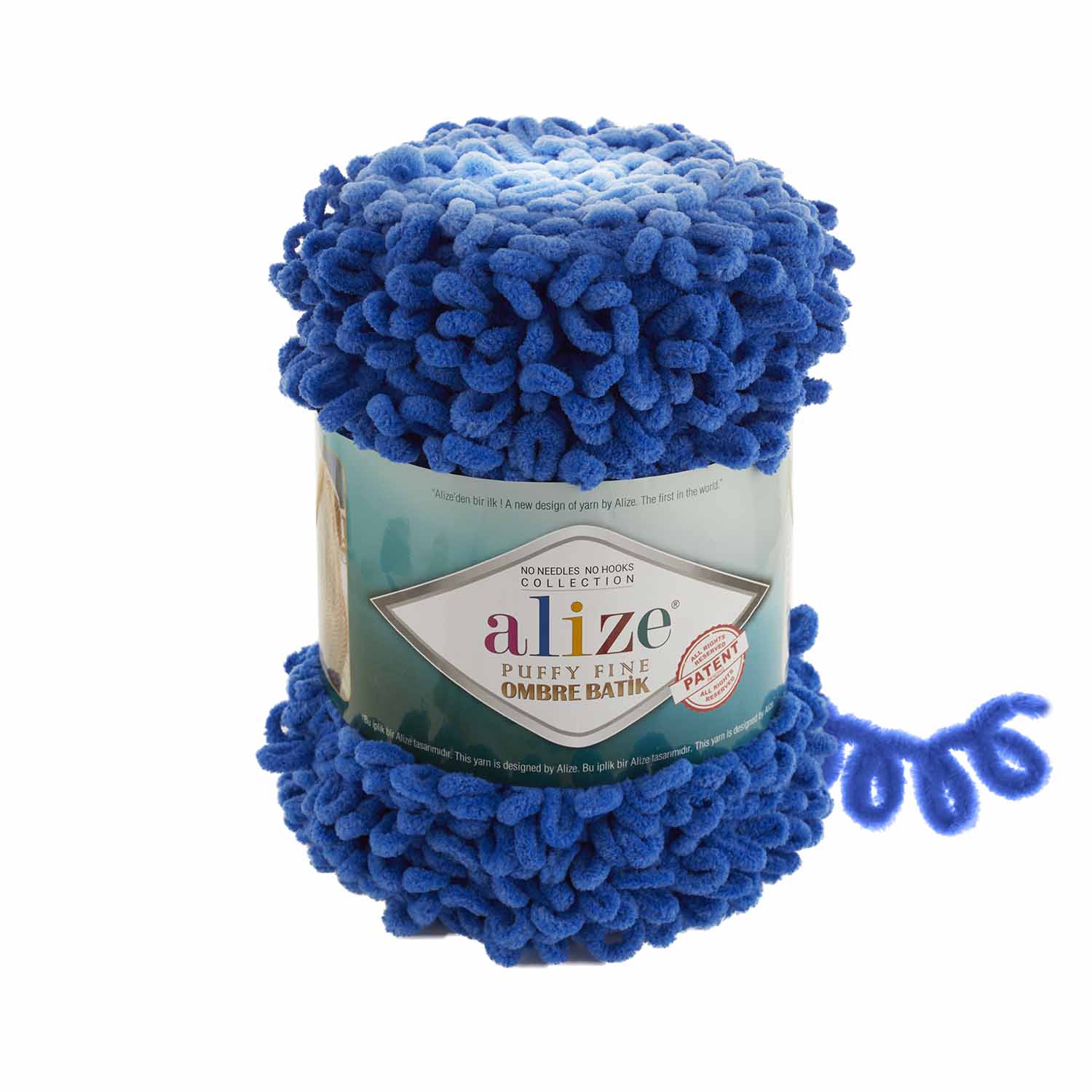 ALIZE PUFFY FINE OMBRE BATIK 7280 - SKLADEM 1 KUS