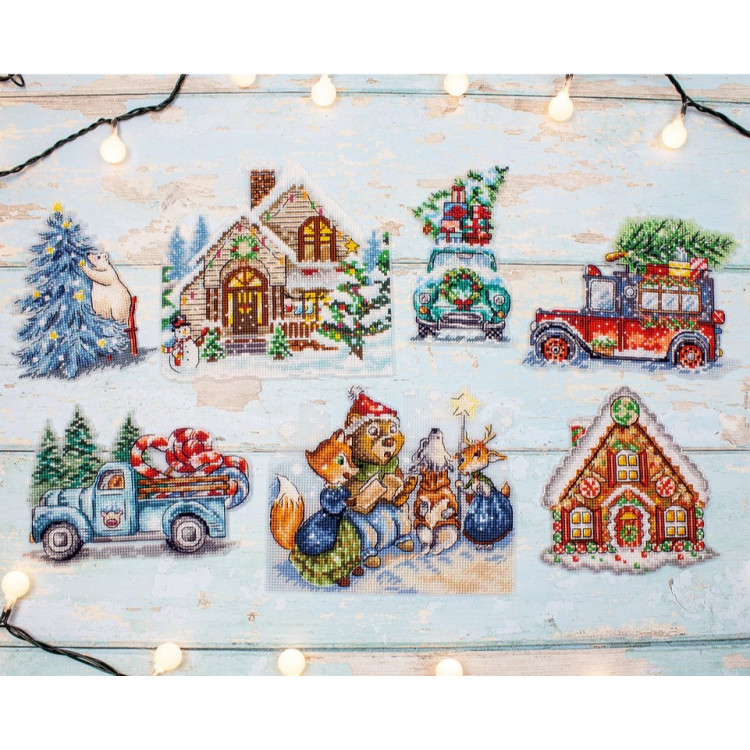 LETISTITCH Christmas Toys Kit nr.3 of 7 pieces