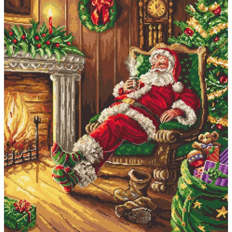 LETISTITCH Santa’s Rest by the Chimney