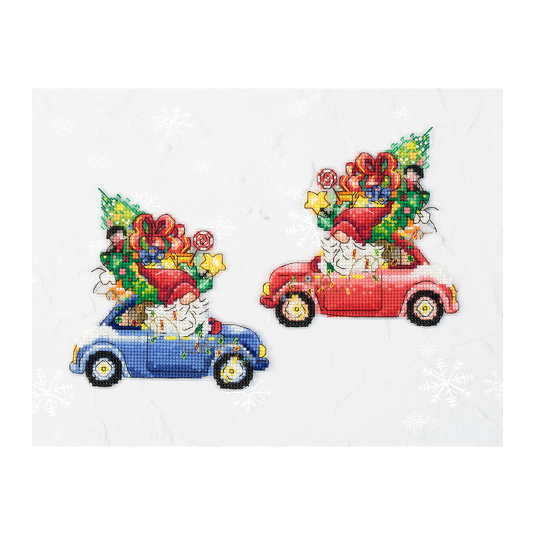 LUCA-S TOYS CROSS STITCH KIT THE GIFT CAR