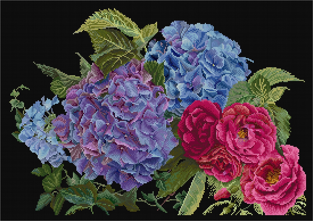 THEA GOUVERNEUR HYDRANGEA & ROSE