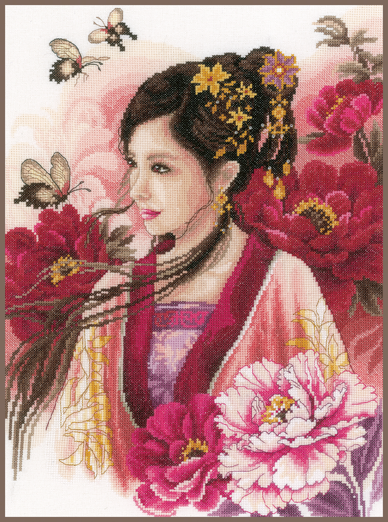 LANARTE ASIAN LADY IN PINK