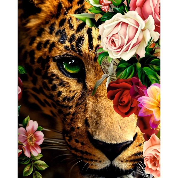 ARTCITY DIAMOND PAINTING WITH SUBFRAME JAGUAR