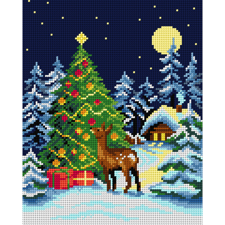ORCHIDEA PRINTED GOBELIN "CHRISTMAS TREE IN THE FOREST"