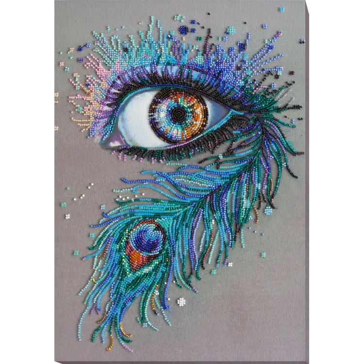 ABRIS ART BEAD EMBROIDERY KIT ROYAL GAZE (DECO SCENES)