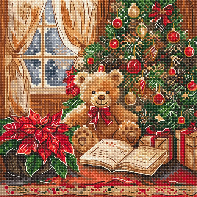 LETISTITCH Cross stitch chart Christmas Wishes
