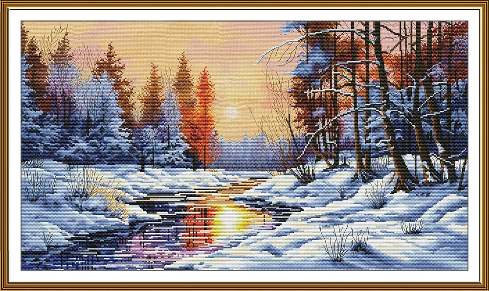 NOVA SLOBODA Winter sunset