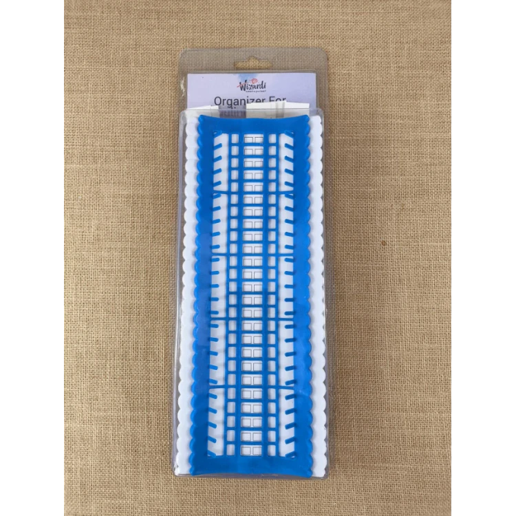 WIZARDI Plastic organizer for mouline threads (50 colors)