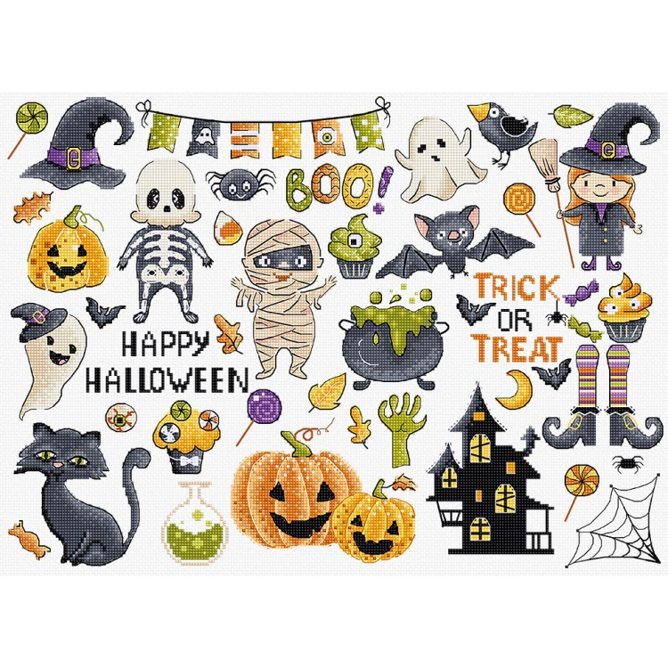 LETISTITCH Halloween Sampler