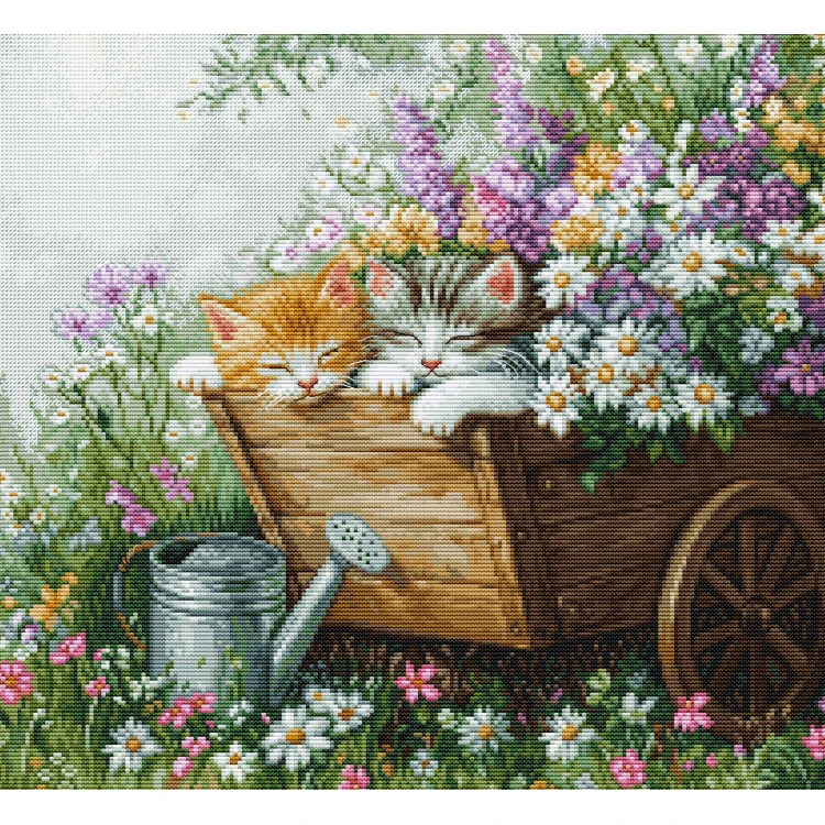 LUCA-S Sleeping Kitten BU5093