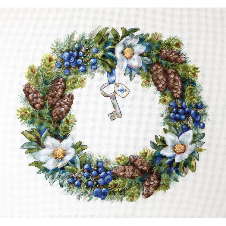 MEREJKA Winter Wreath K-104