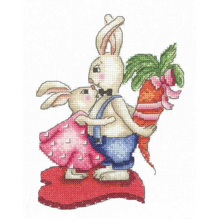 ANDRIANA Bunnies. Love And Carrots B-38