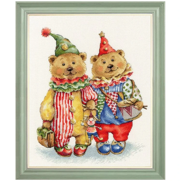 GOLDEN FLEECE Clown Bears VK-097