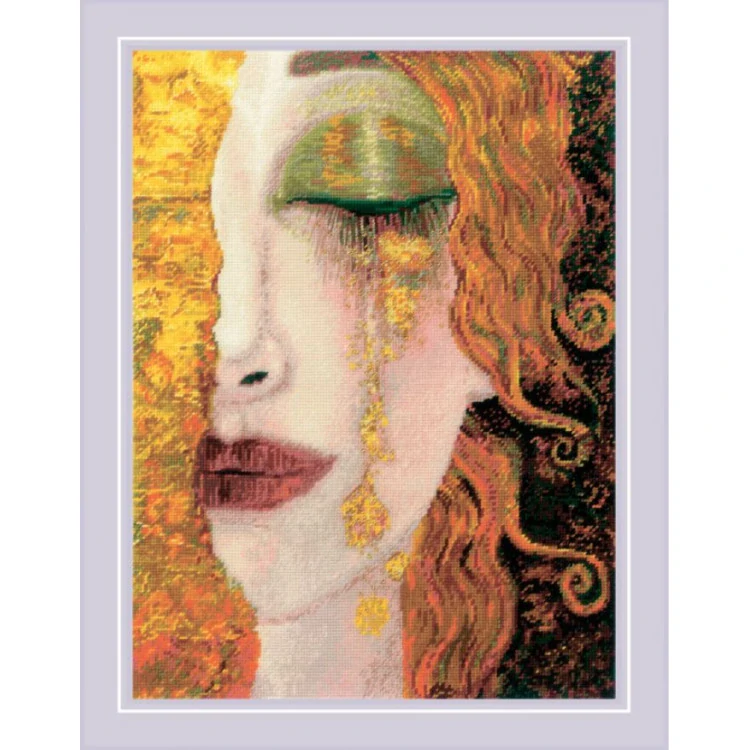RIOLIS Golden Tears After A. M. Zilberman's Painting 2314