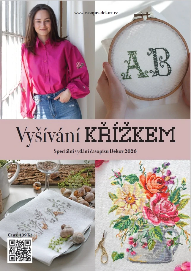Časopis DEKOR speciál Vyšívání křížkem