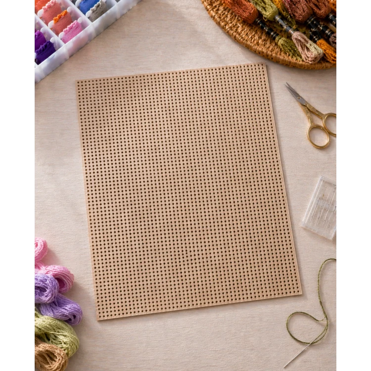 EMBROIDERY CRAFTS Perforated cardboard for embroidery