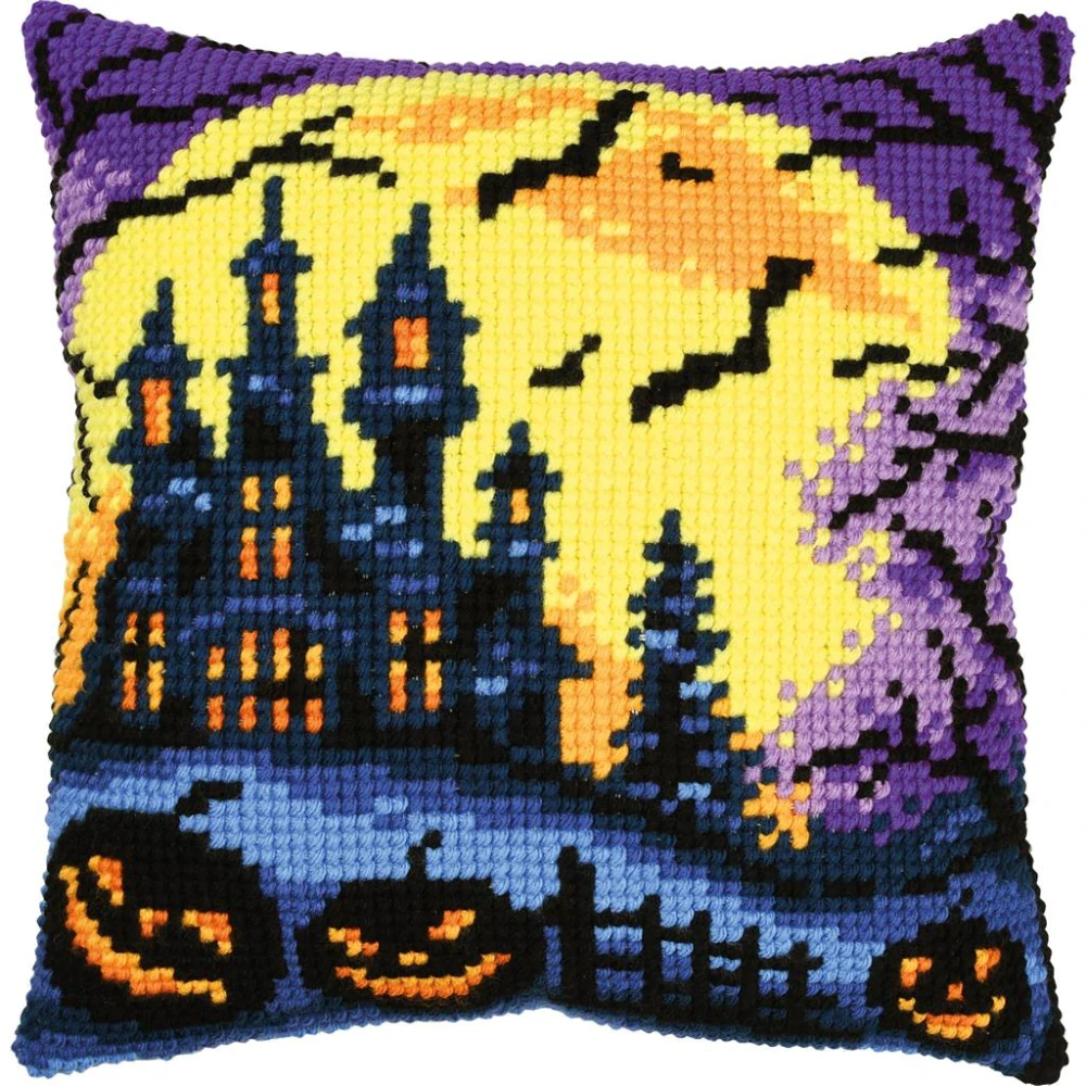 VERVACO cushion kit Halloween scene PN-0216238