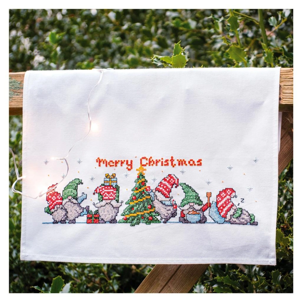 VERVACO Towel kit Gnomes with Christmas tree PN-0216917