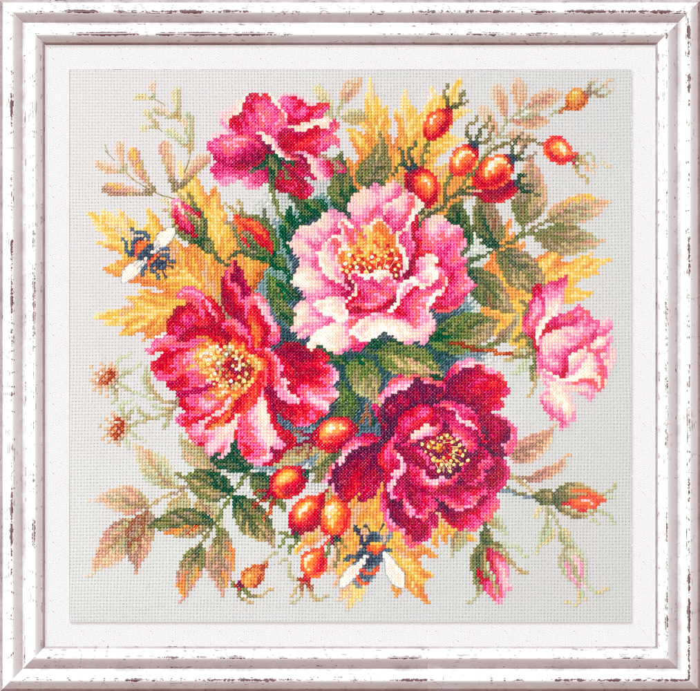 MAGIC NEEDLE 140-002 "Flower Magic. Dogrose"
