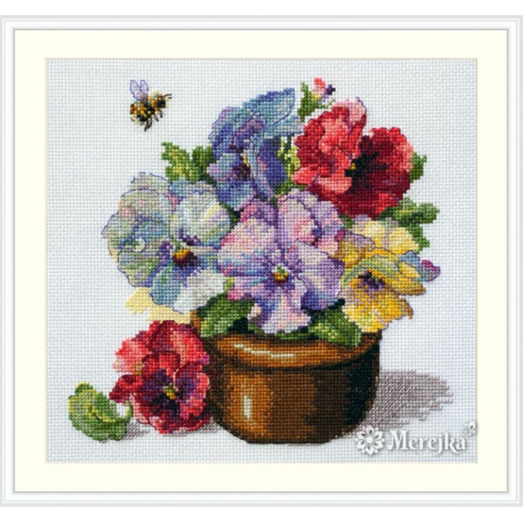 MEREJKA SPRING PANSIES
