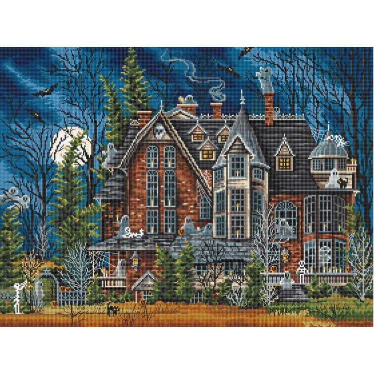 LETISTITCH DECORATING THE HAUNTED HOUSE