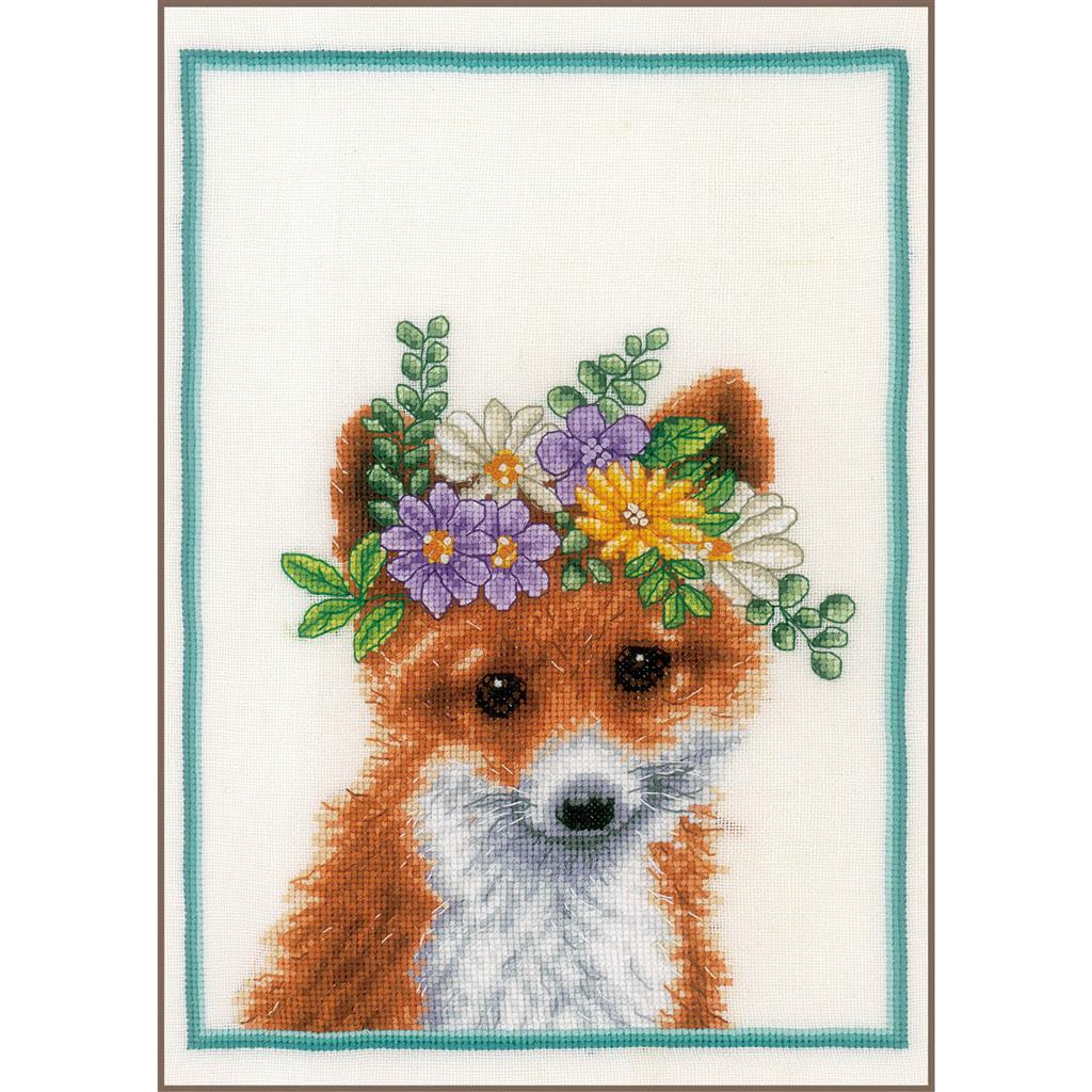 LANARTE FLOWER CROWN FOX