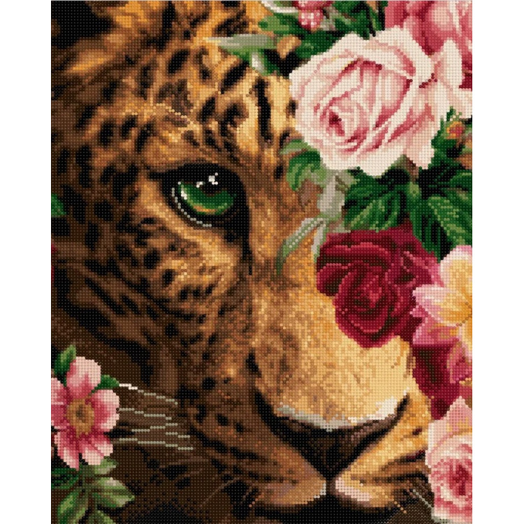 ARTCITY DIAMOND PAINTING WITH SUBFRAME JAGUAR
