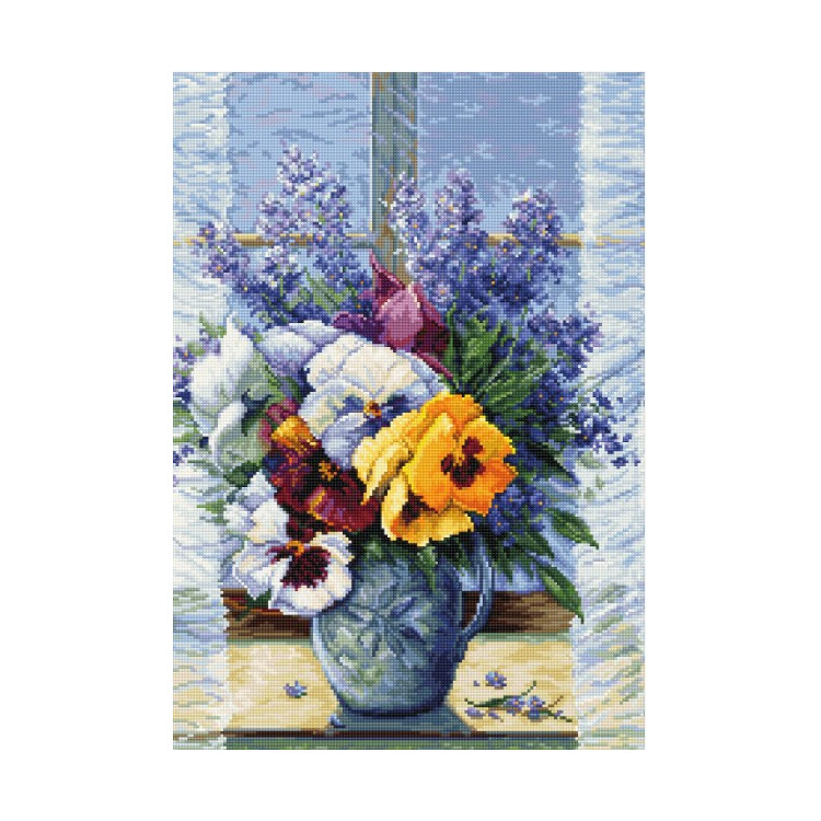 LUCA-S BOUQUET WITH PANSIES