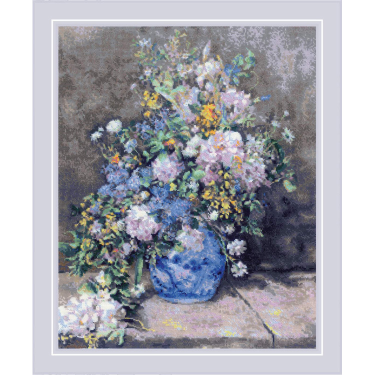 RIOLIS SPRING BOUQUET AFTER P. A. RENOIR'S PAINTING