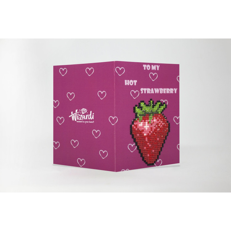 WIZARDI POST CARD TO MY HOT STRAWBERRY 3D