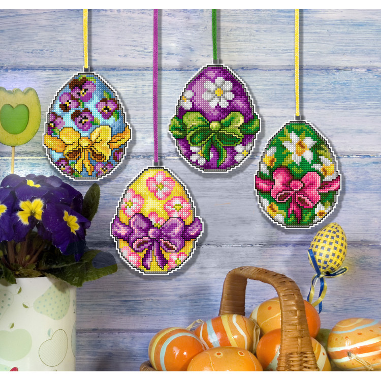 ORCHIDEA Velikonoční ozdoby EASTER EGGS 7692