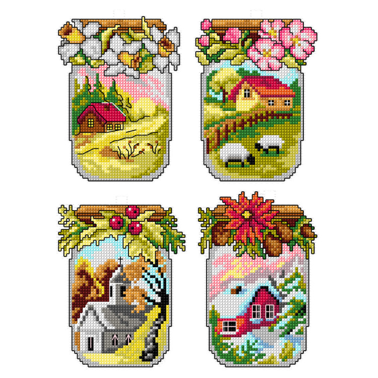 ORCHIDEA FOUR SEASONS JARS