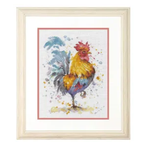DIMENSIONS WATERCOLOR ROOSTER