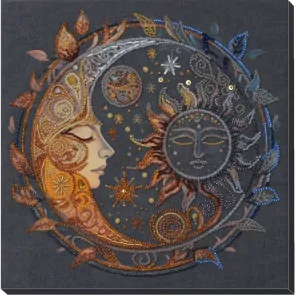 ABRIS ART BEAD EMBROIDERY KIT CAPTIVE OF THE NIGHT (DECO SCENES)