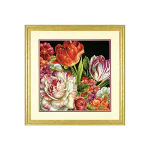 DIMENSIONS BOUQUET ON BLACK