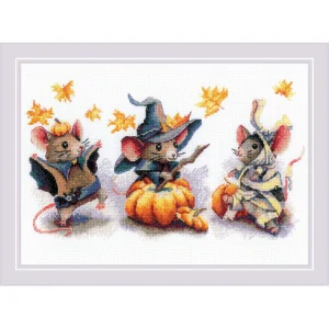 RIOLIS Spooky Mouse Trio