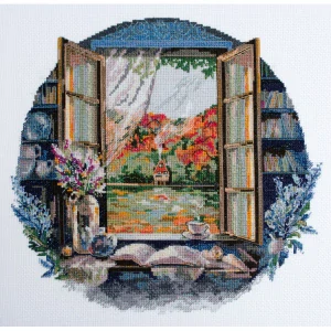 ABRIS ART Tea party by the window