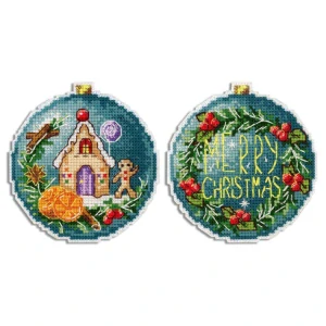 M.P.STUDIA Christmas ball. Gingerbread house