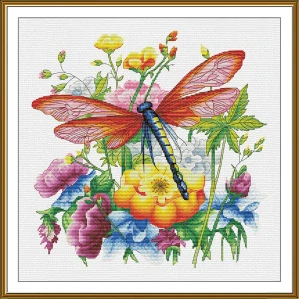 NOVA SLOBODA Multicolored dragonfly 