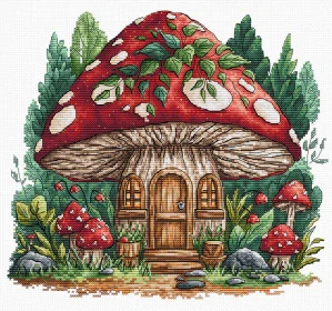 AVA STITCH Mushroom Cabin