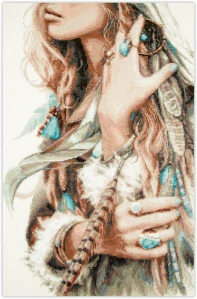 MAGIC NEEDLE 70-03 "Boho Girl"