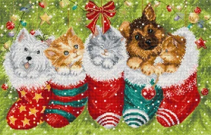 LETISTITCH Dogs and Cats in Stockings
