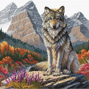 AVA STITCH Majestic Wolf P098