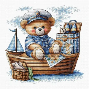 AVA STITCH Captain Bear on the High Seas P050