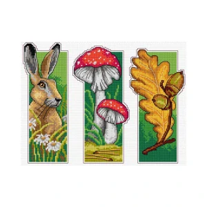 ORCHIDEA-BOOKMARKS Forest set of 3-PLASTOVÁ AIDA